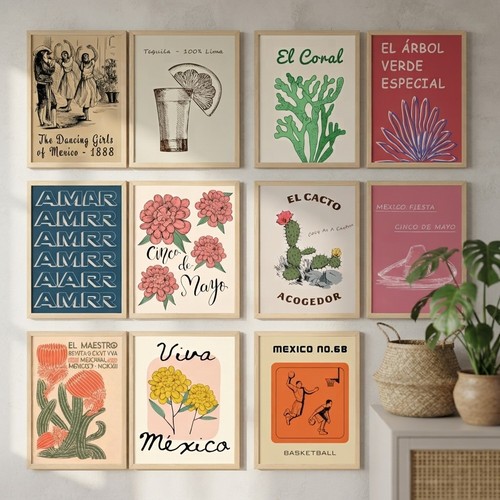 Vibrant pcs mexican - vibrant, wall
