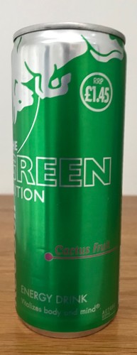 Rare red bull the - red, green